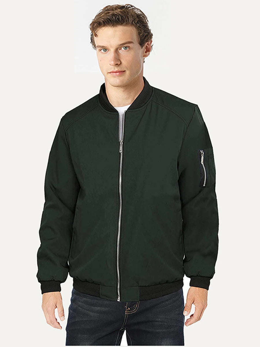 Men's Fashion Jacket - Casual Baseball Style Outerwear for Every Occasion