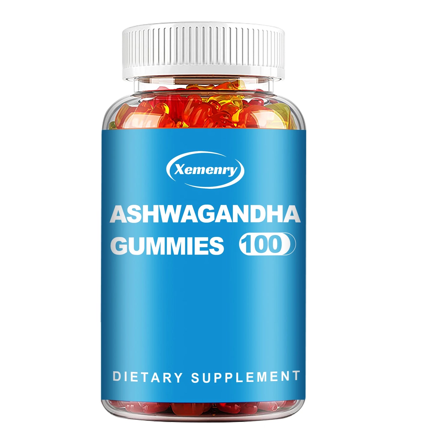 Ashwagandha Gummies - Relax, Relieve Stress and Improve Sleep - 100 Gummies