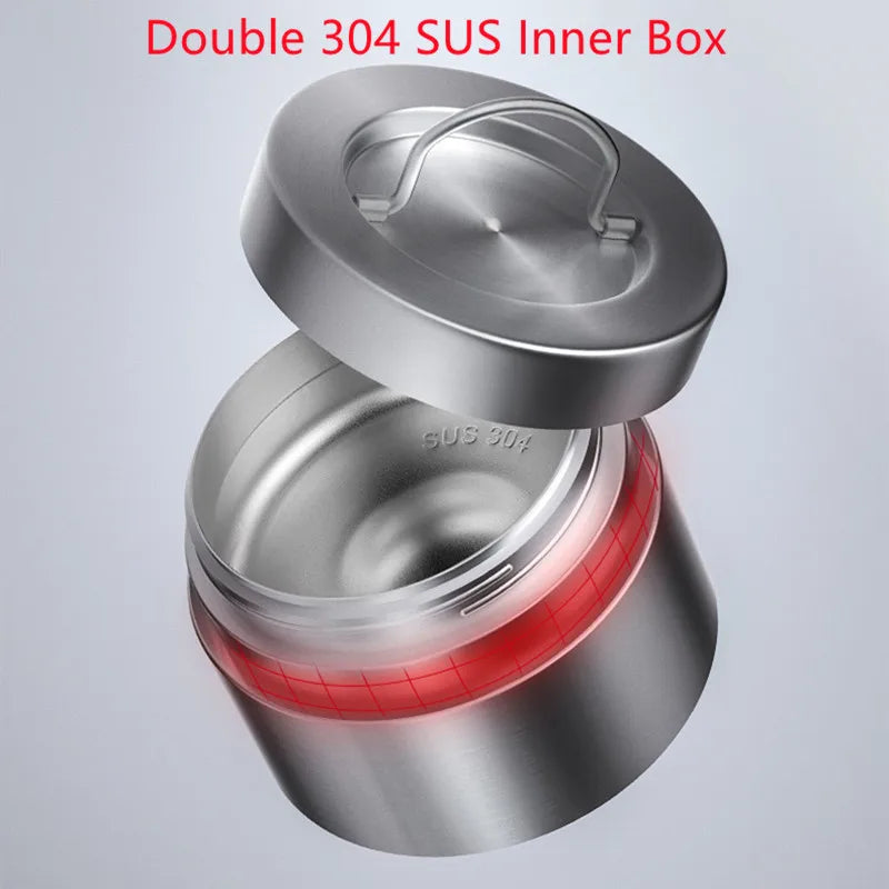 Large Capacity Stainless Steel Thermal Insulation Lunch Box Multi Layer Portable Leakproof Bento Box