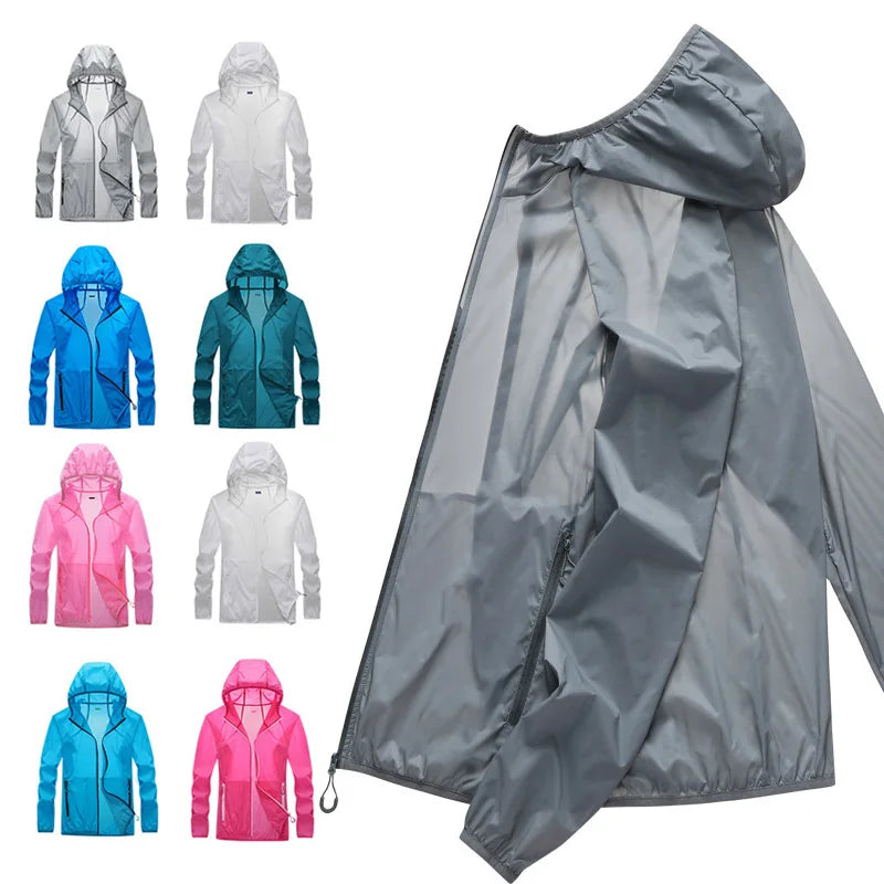 2023 Pocket Quick-Drying Sun Protection Ultrathin Jacket for Cycling Running Camping