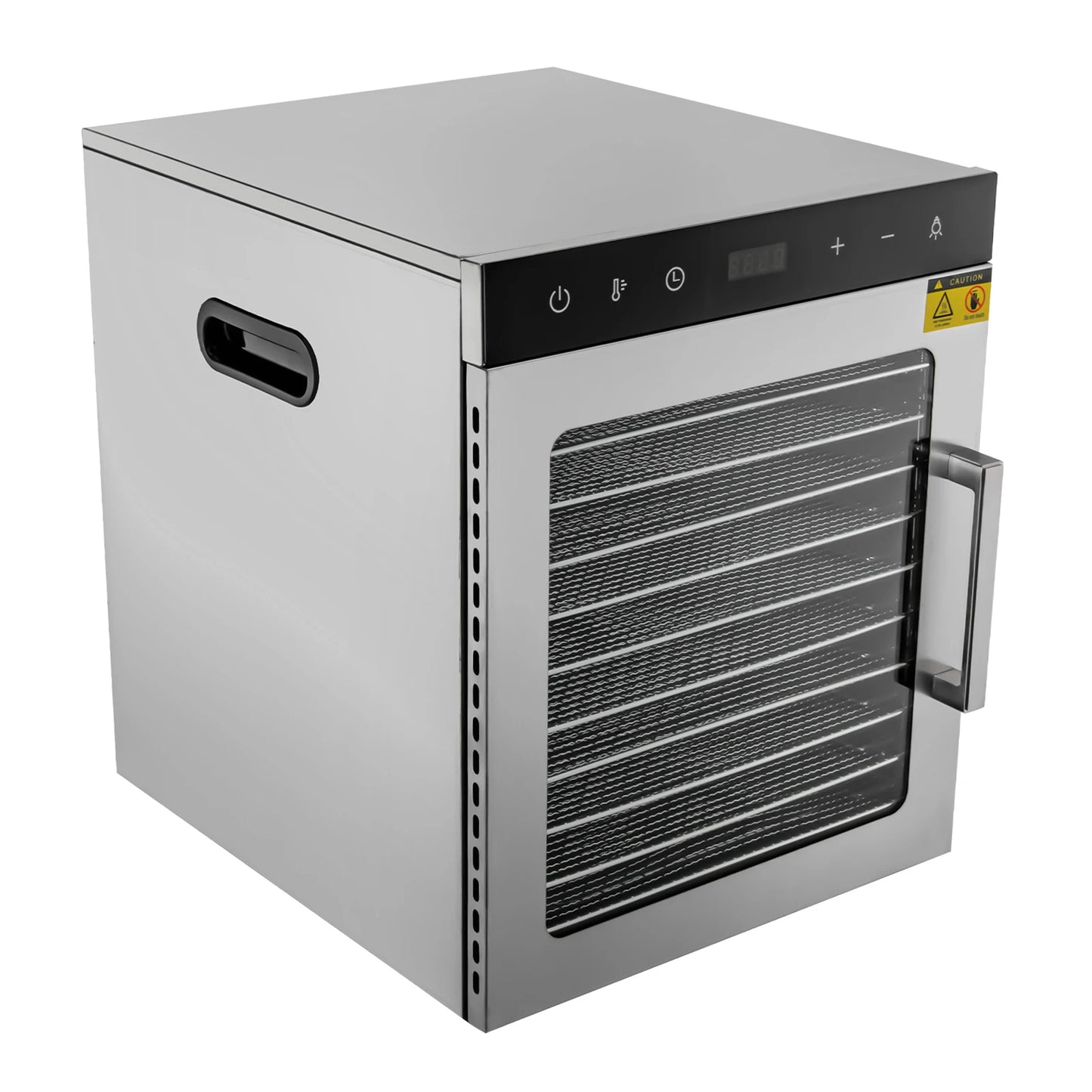 10/12 Stainless Steel Trays Dehydrator for Jerky Veggies Fruits 800W Electric Food Dryer Machine