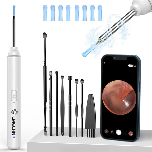 Ear Wax Removal Tool, Ear Cleaner with 1920P HD Camera, 8 Pcs Ear Set