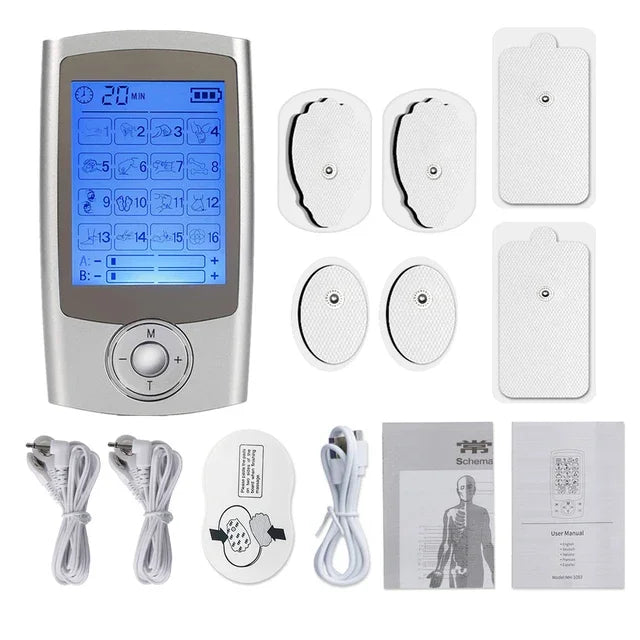 16 Model Digital Therapy Massager EMS Electric Herald Tens Machine