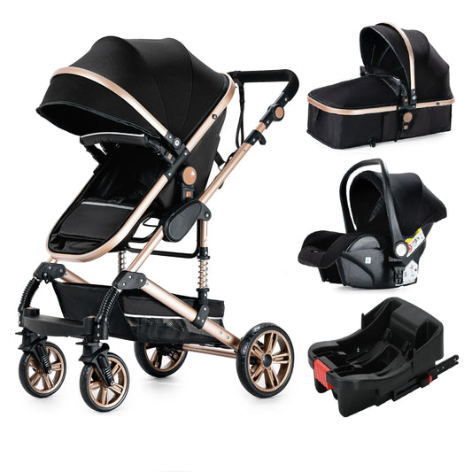 3 in 1 Baby Stroller Car Light Stroller With Car Base