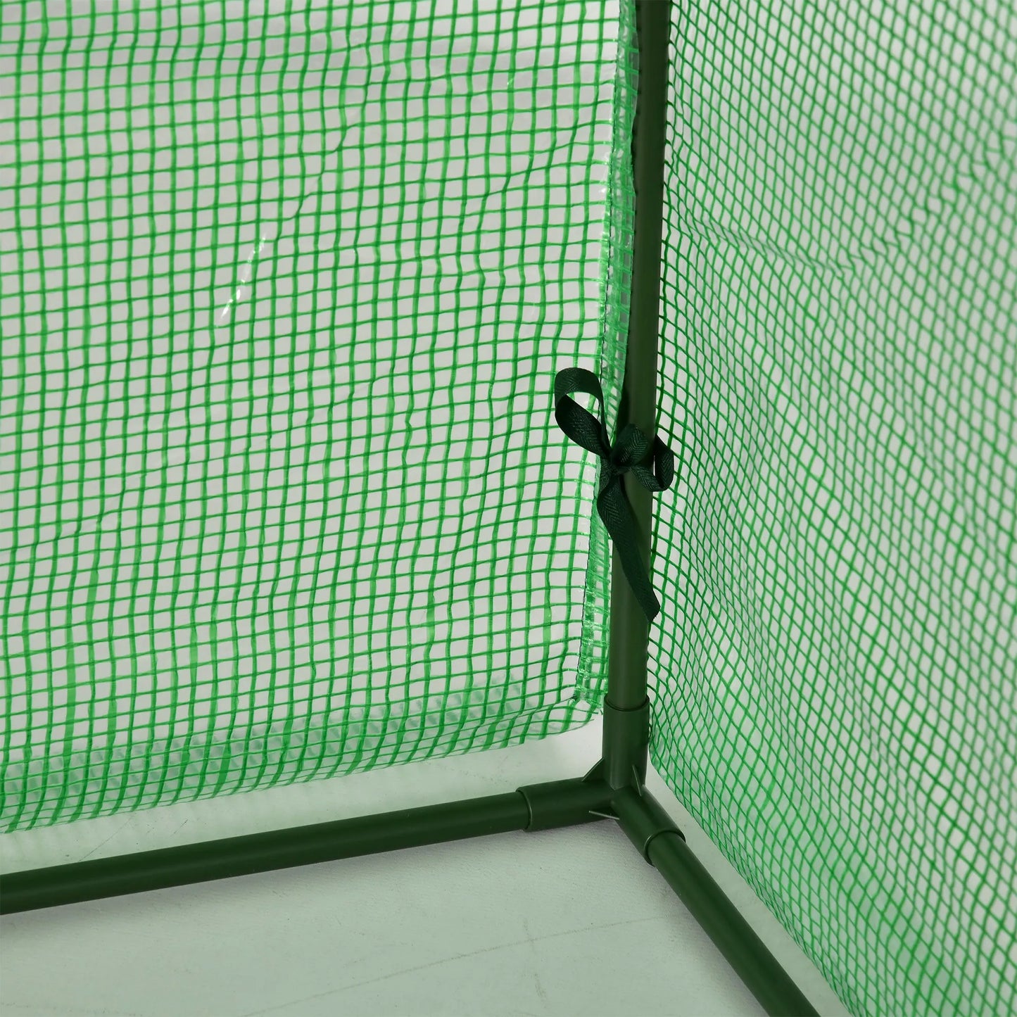 10' X 3' X 2.5' Tunnel Greenhouse Green Grow House With Roll Up Doors Green